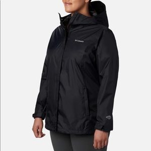3x Black Columbia Rain Jacket NWT